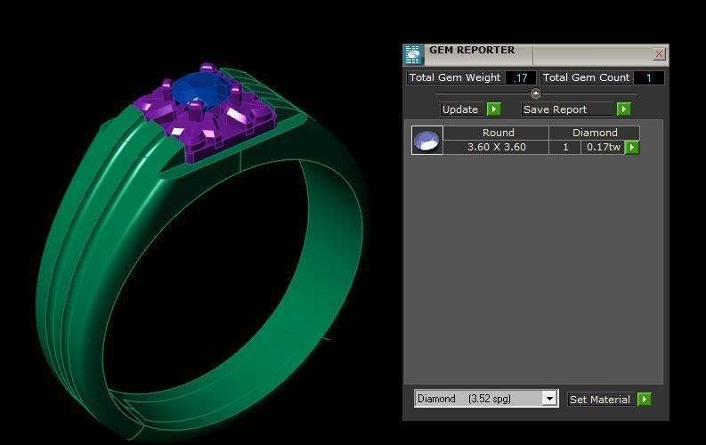 Rings 3D print model_4