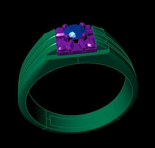 Rings 3D print model_3