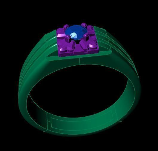 Rings 3D print model_2