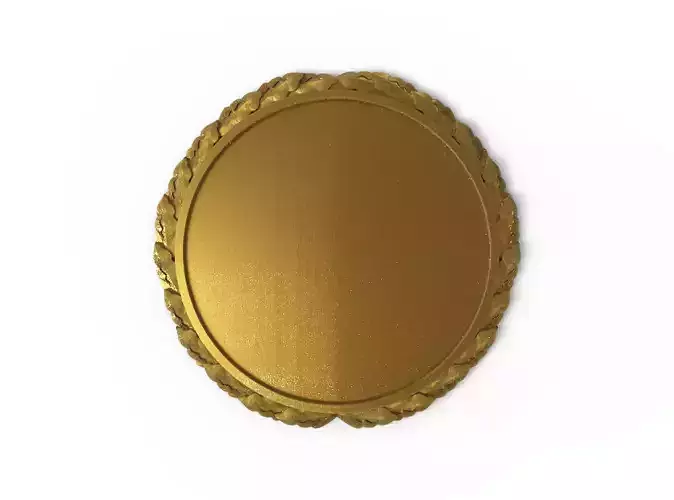 Round base for badges and more 02 3D print model