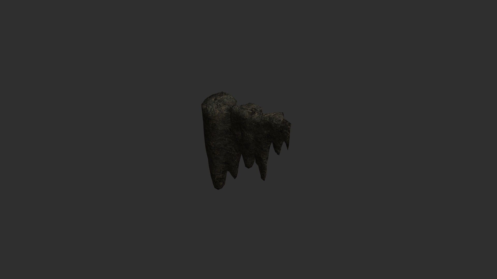 Cave Rock Pack 1 - Cave Low-poly 3D model_12