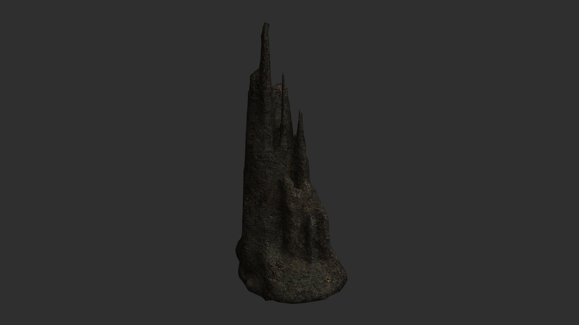Cave Rock Pack 1 - Cave Low-poly 3D model_15