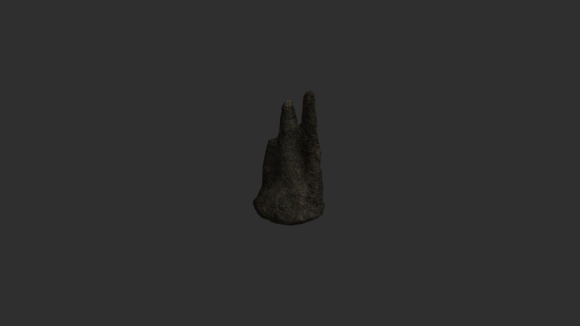 Cave Rock Pack 1 - Cave Low-poly 3D model_16