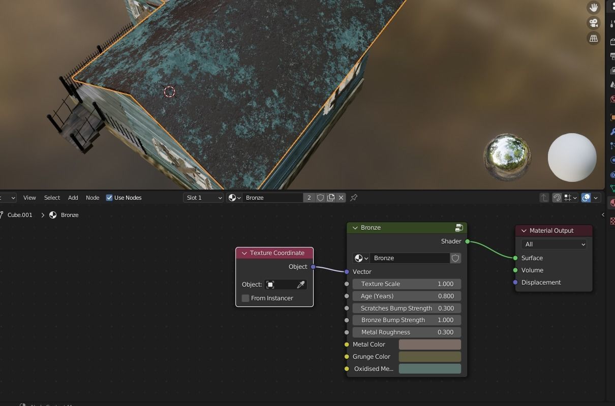 low-poly old house Low-poly 3D model_4