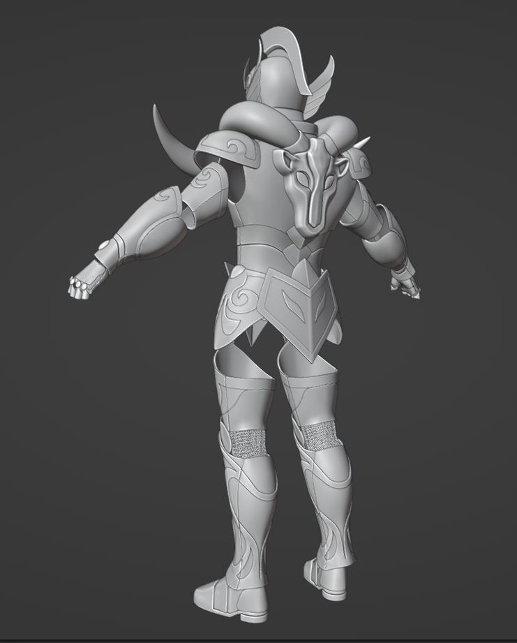 Armadura de Aries 3D print model_15