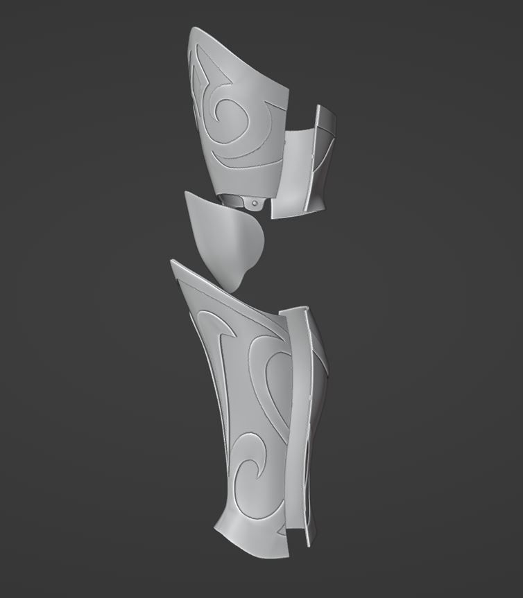 Armadura de Aries 3D print model_12