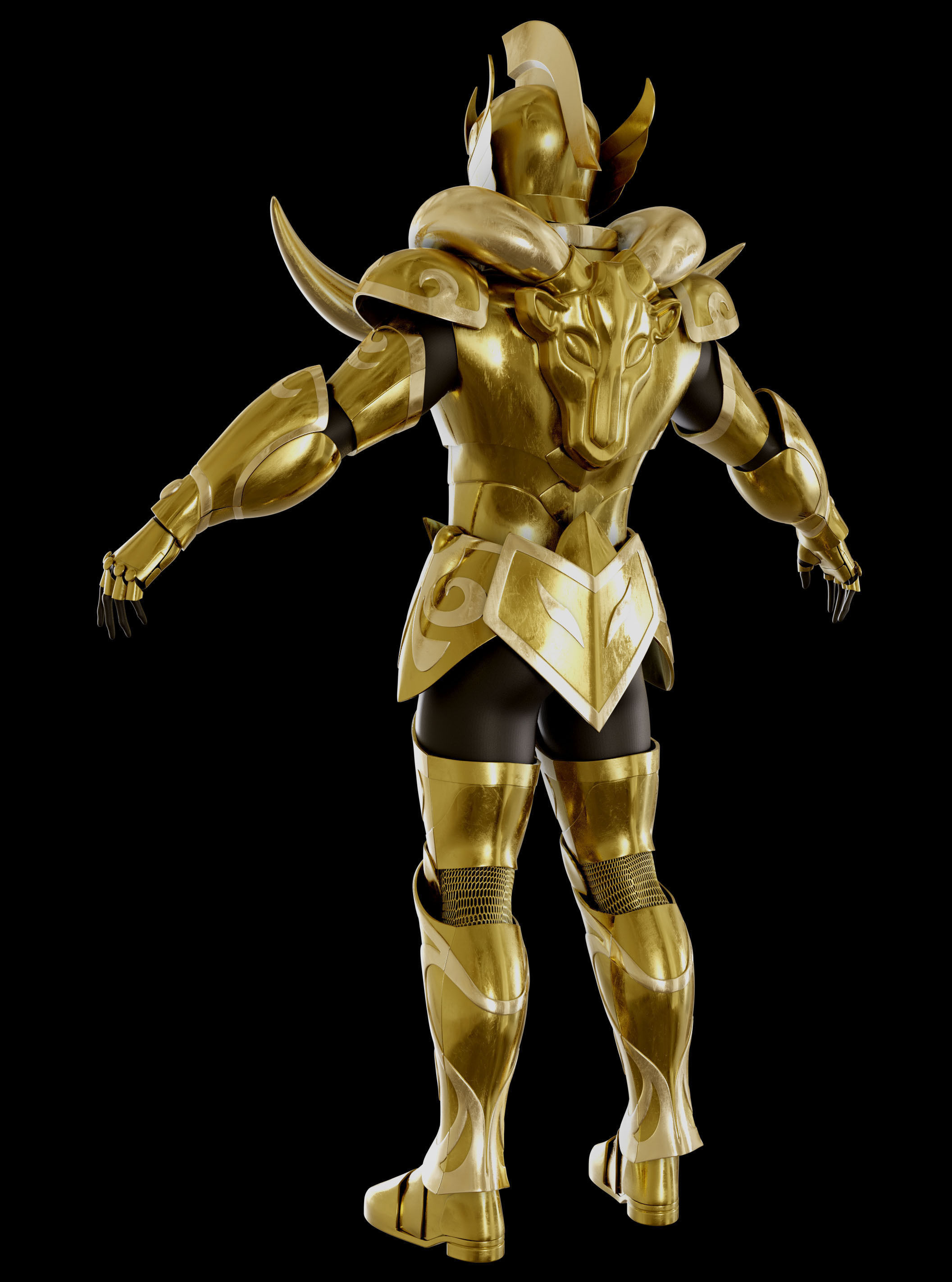 Armadura de Aries 3D print model_4