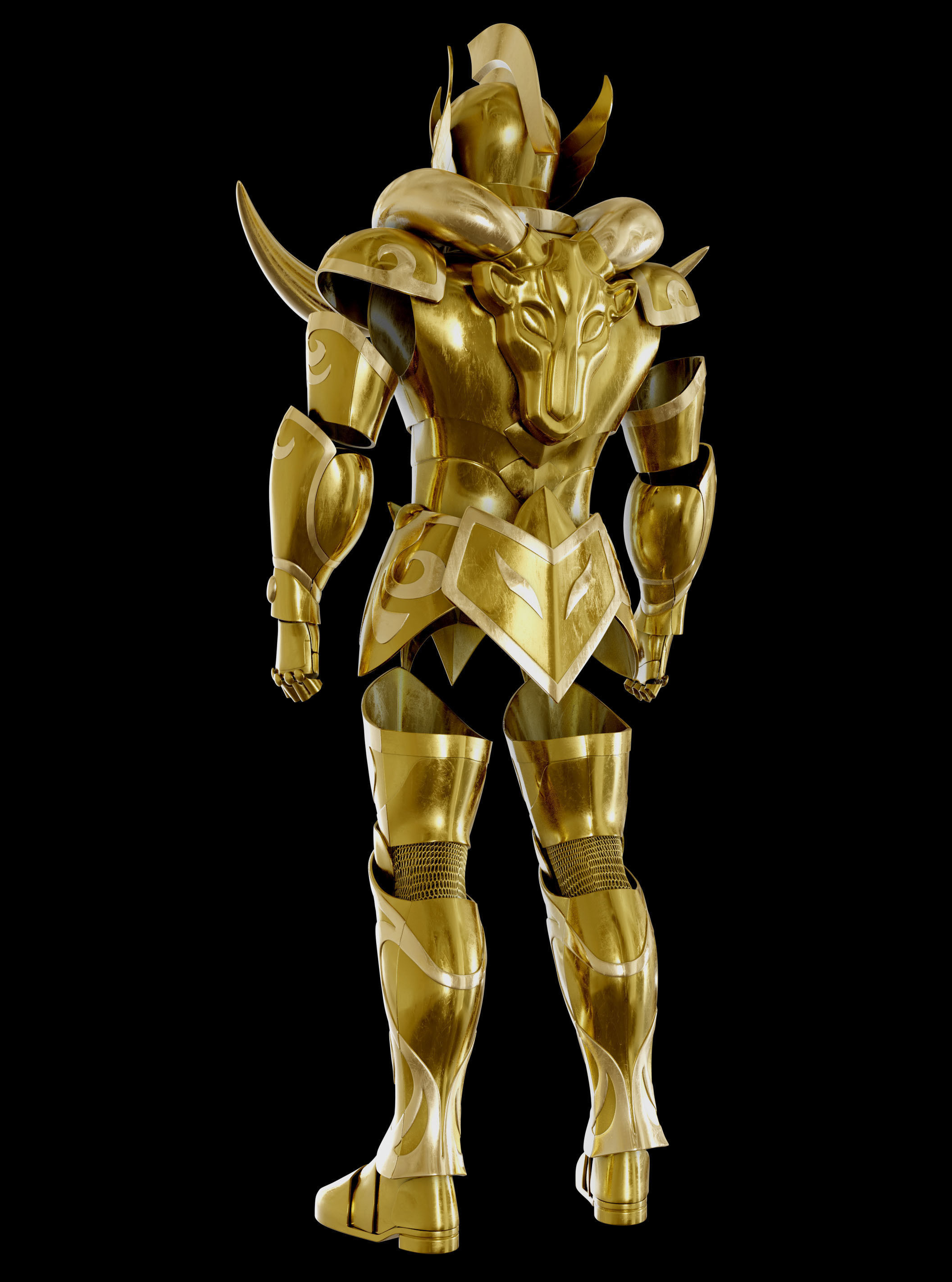 Armadura de Aries 3D print model_2