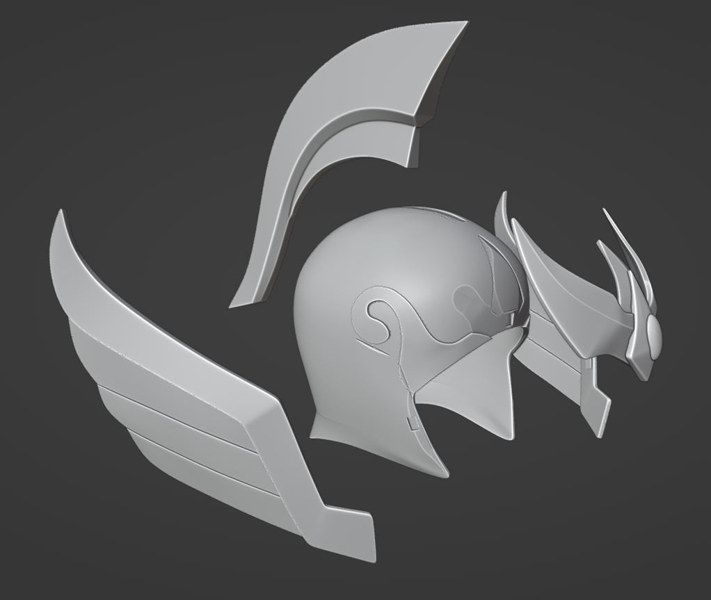 Armadura de Aries 3D print model_5