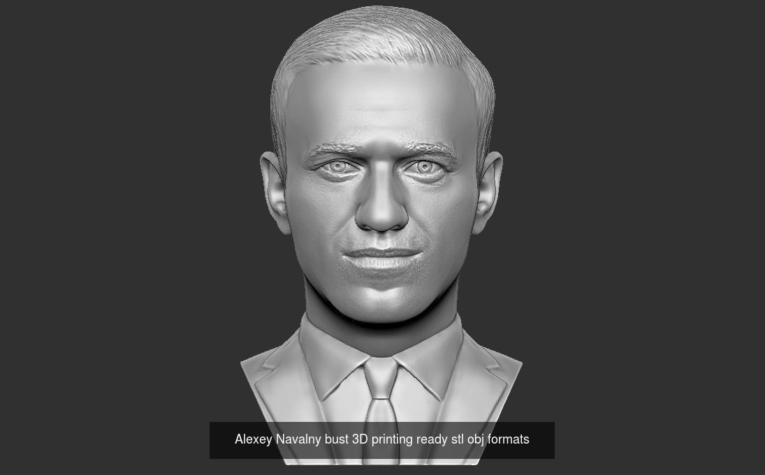 Most Influential People busts 3D printing ready v2 3D Model Collection_3
