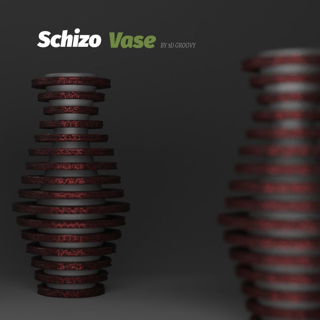 Schizo Vase 3D model_1