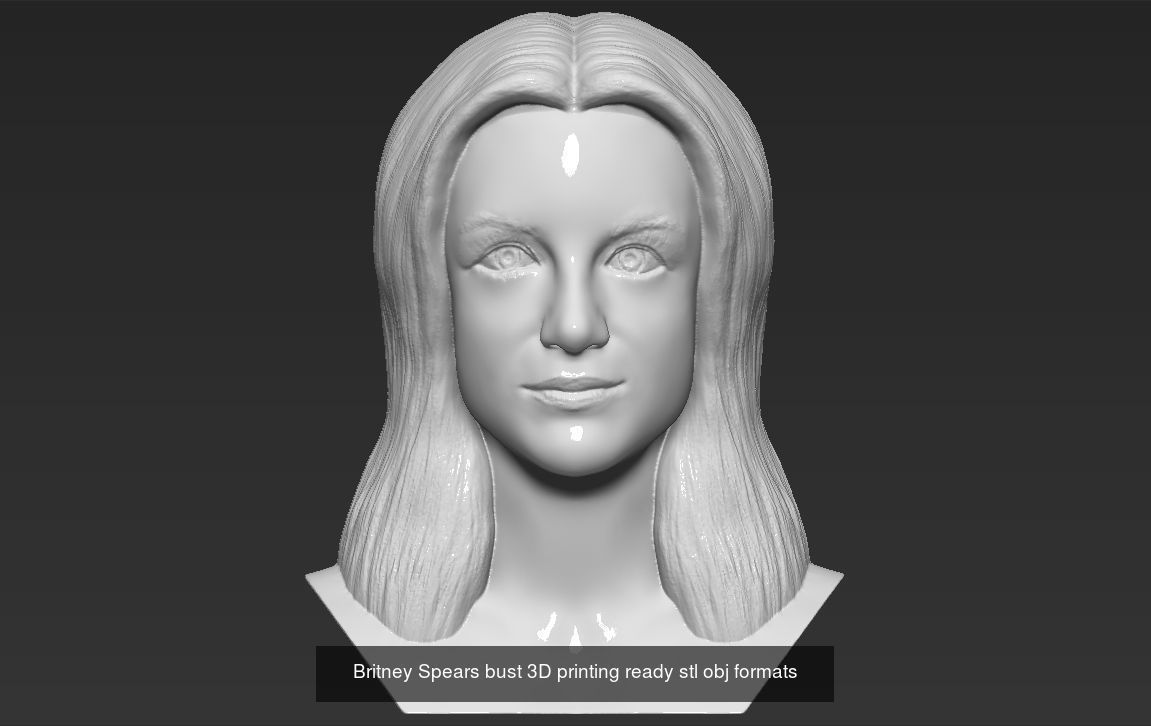 Famous TV celebs bust for 3D printing 3D Model Collection_4