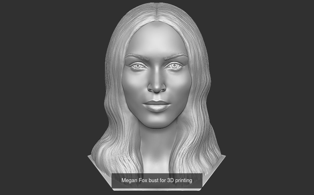 Famous TV celebs bust for 3D printing 3D Model Collection_9