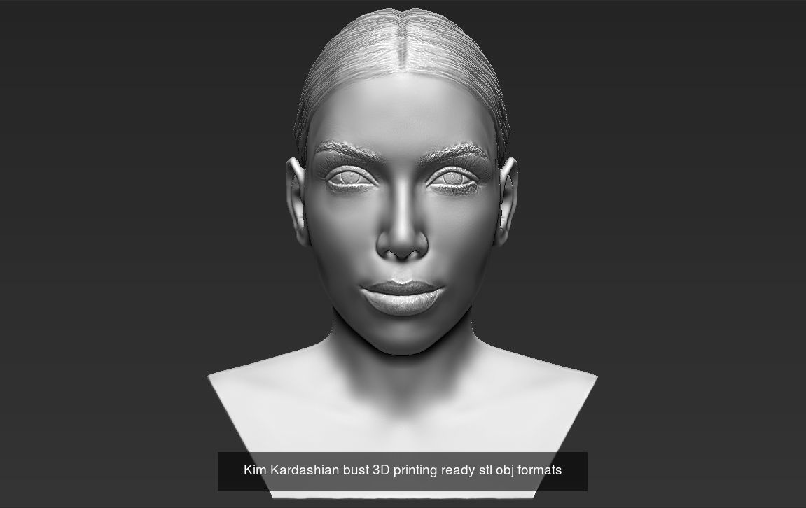 Famous TV celebs bust for 3D printing 3D Model Collection_5