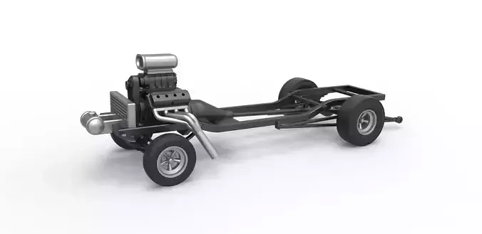 Chassis of Gasser Scale 1 to 25 3D print model
