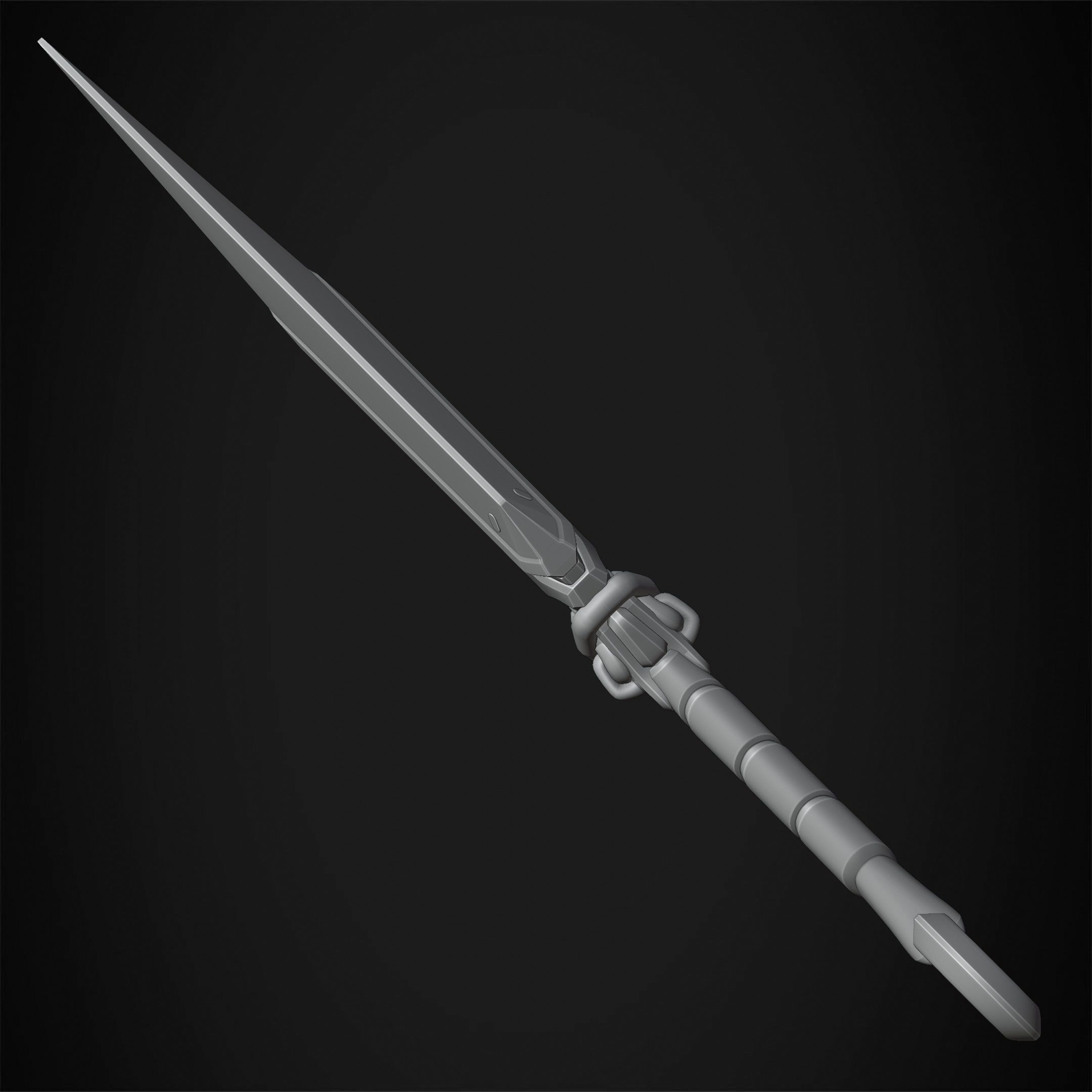 Overwatch 2 Kiriko Kunai Dagger for cosplay 3D print model_17