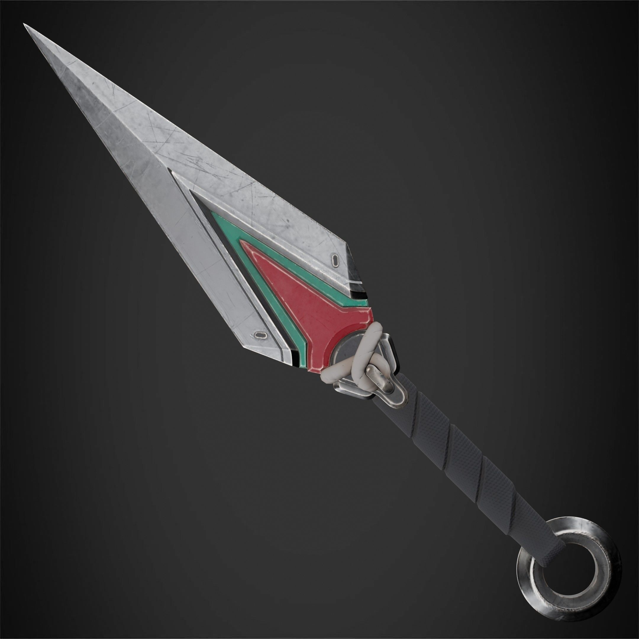 Overwatch 2 Kiriko Kunai Dagger for cosplay 3D print model_2