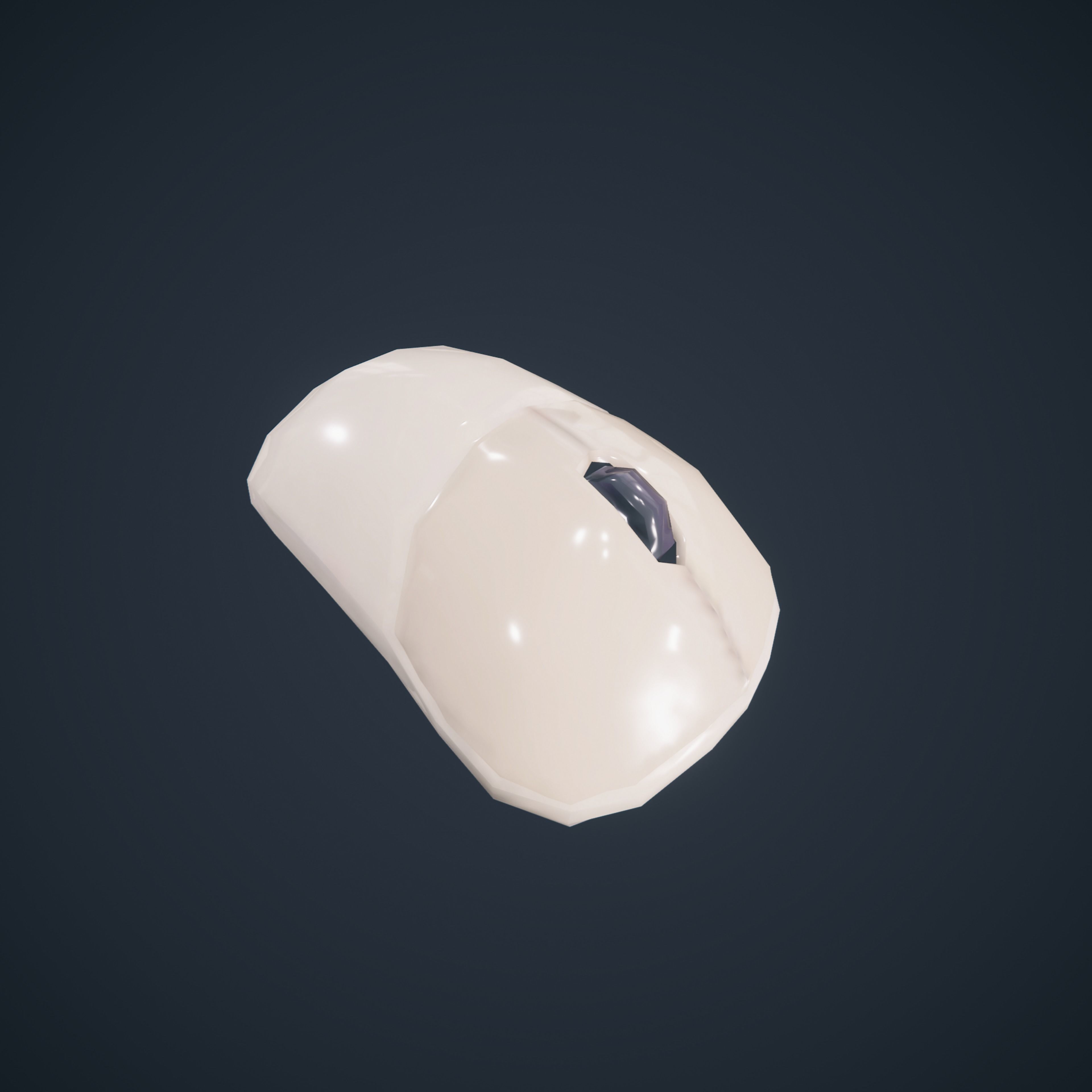 90s Pc Desktop VR low poly Low-poly 3D model_25