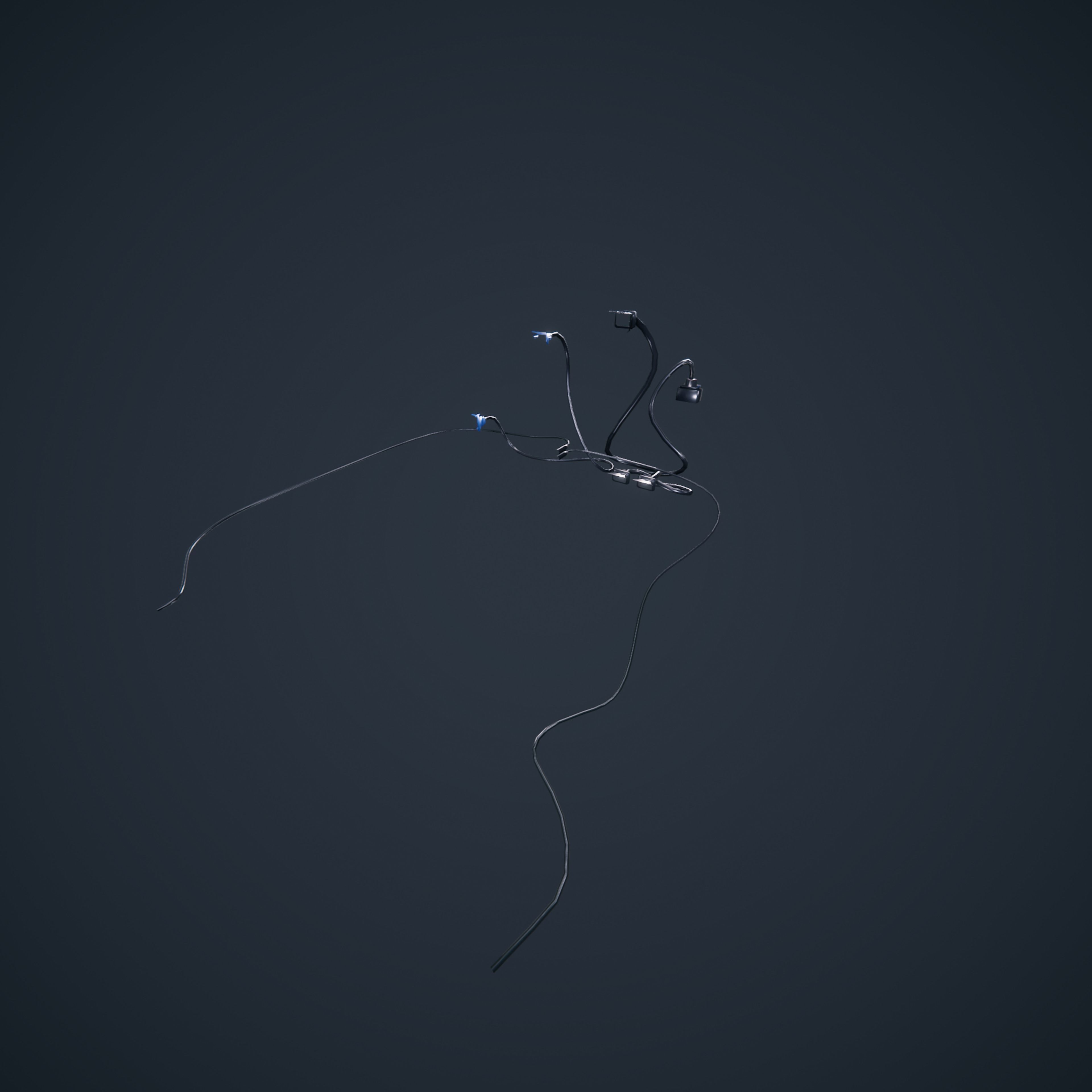 90s Pc Desktop VR low poly Low-poly 3D model_32