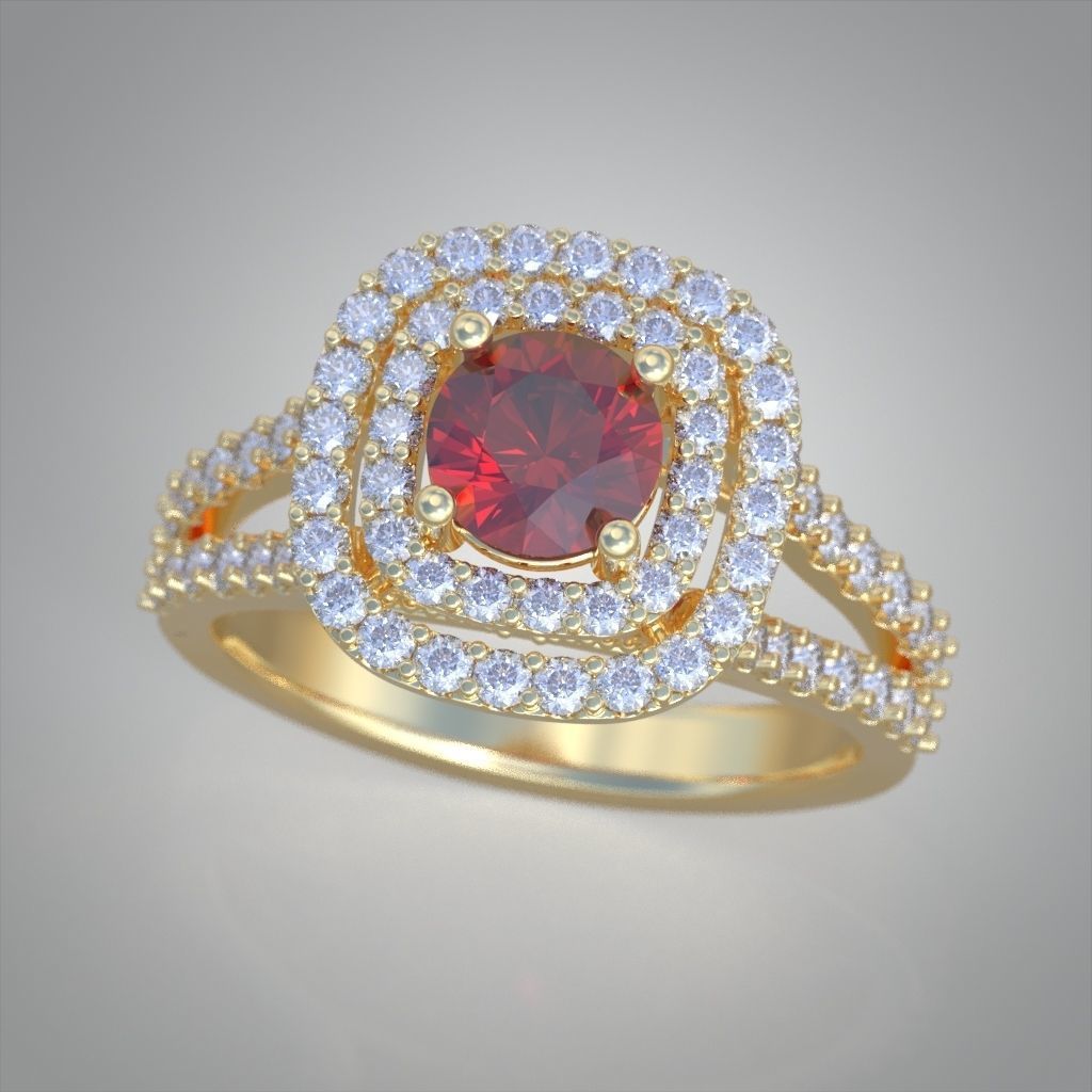 Ring 3D model 0241 3D printable model8 3D print model_1