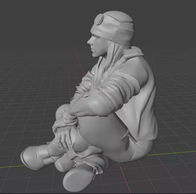 Axl Rose 3D print model_3