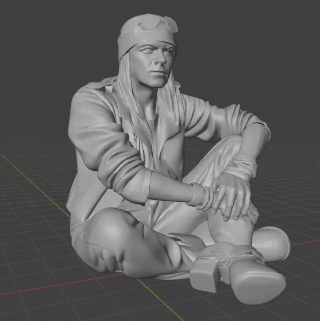 Axl Rose 3D print model_22