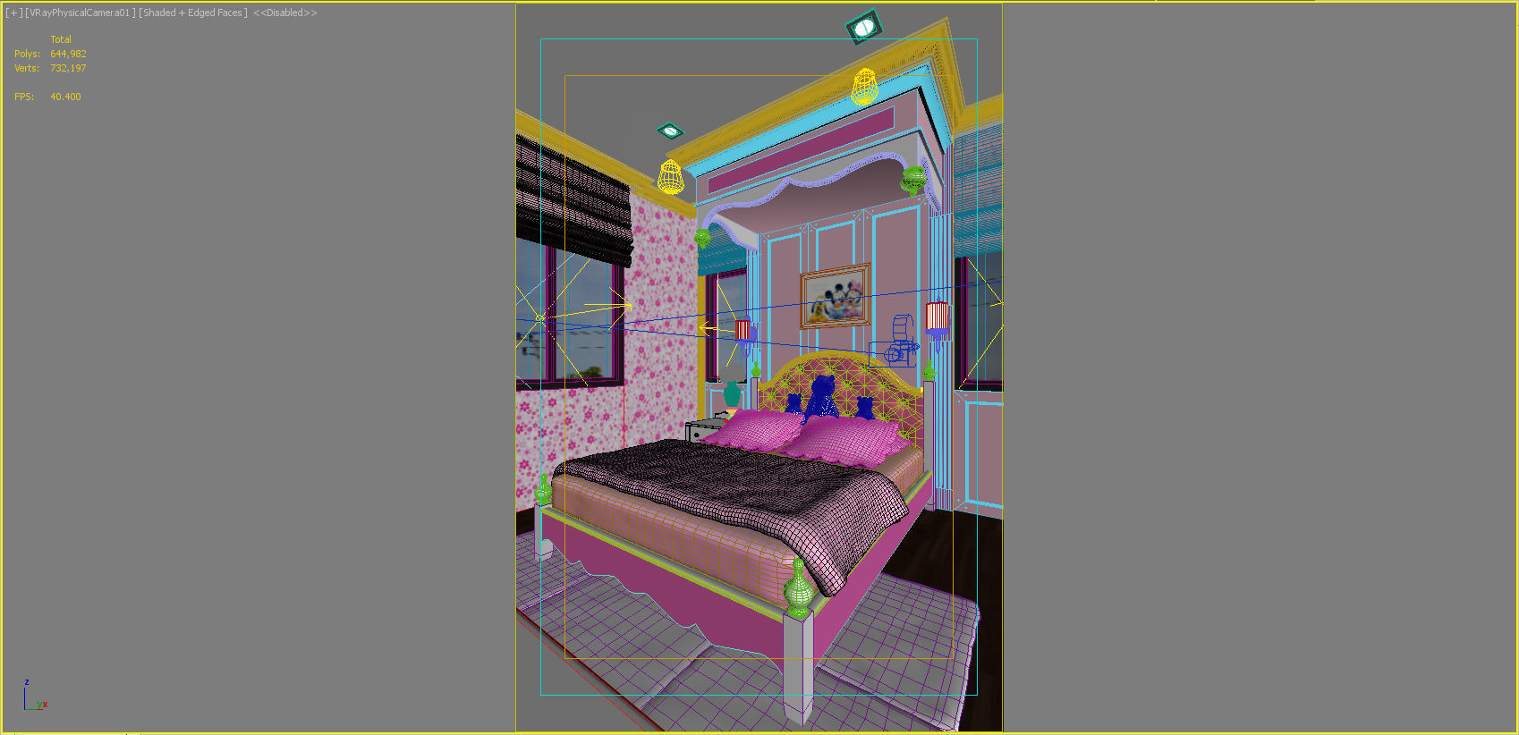 bedroom 17 3D model_4