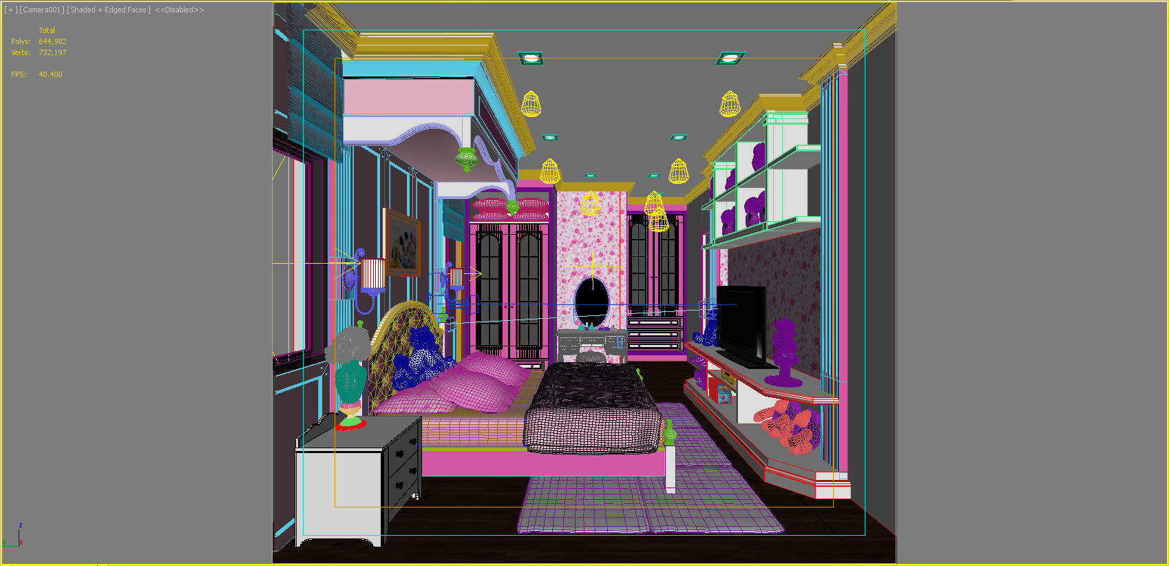 bedroom 17 3D model_3