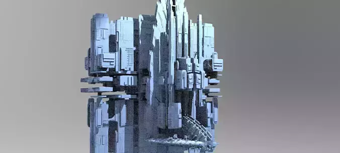 Sci-fi Alien Freighter Launcher