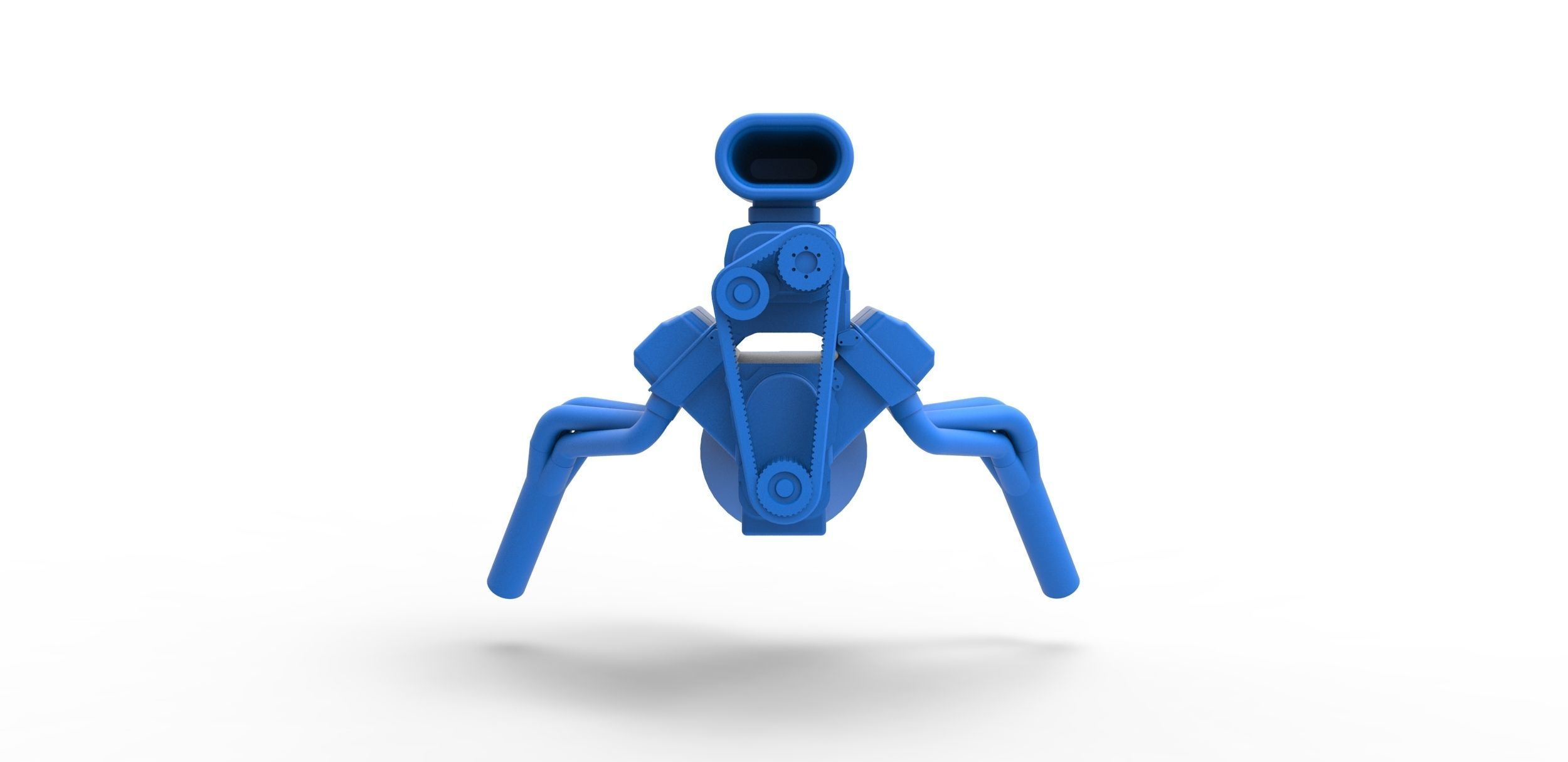 Engine V8 for gasser Scale 1 to 25 3D print model_4