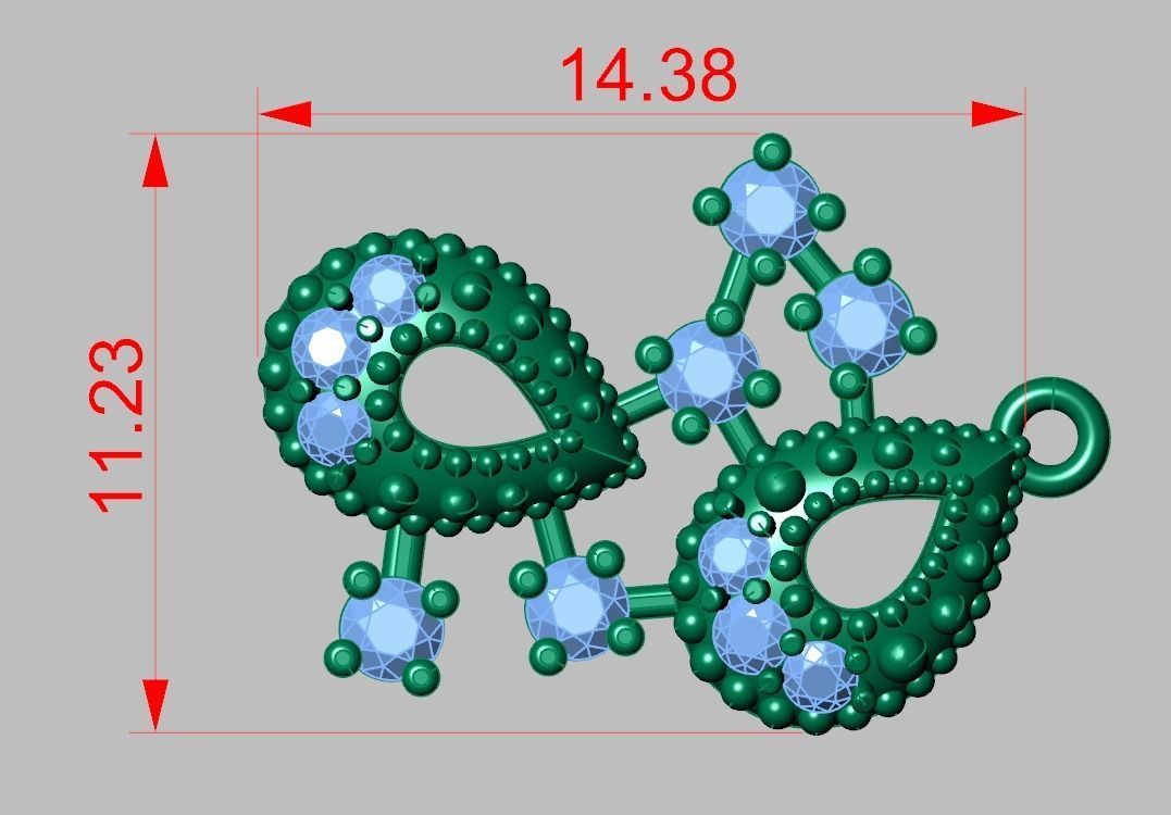 Exclusive Bracelet model 3D printable model 0025 3D print model_19