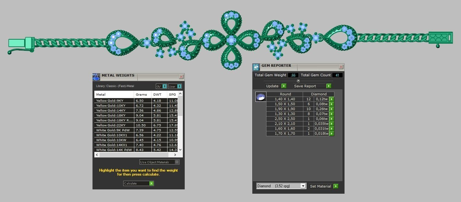 Exclusive Bracelet model 3D printable model 0025 3D print model_20