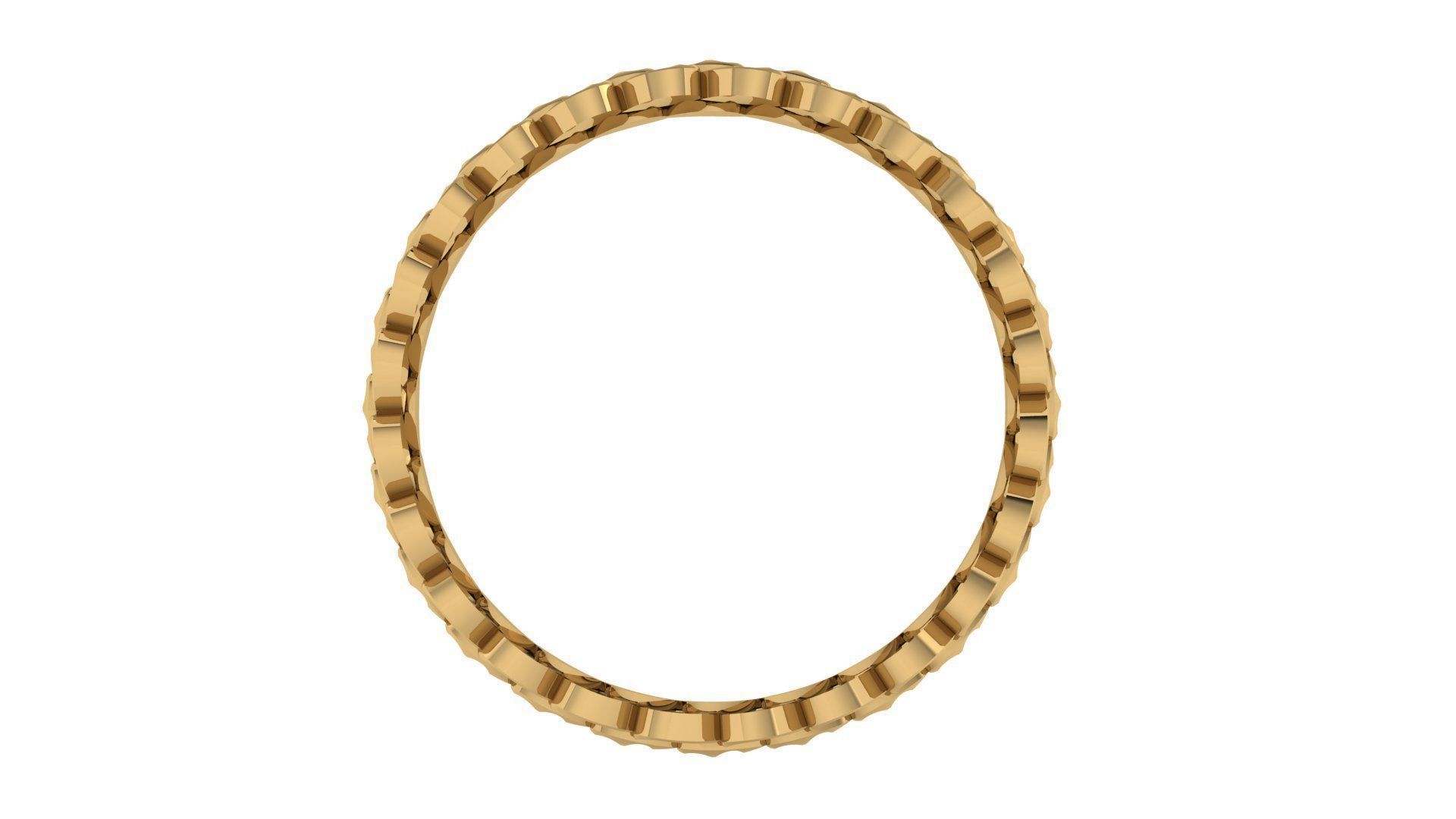 Plain Band ring 27 3D print model_2