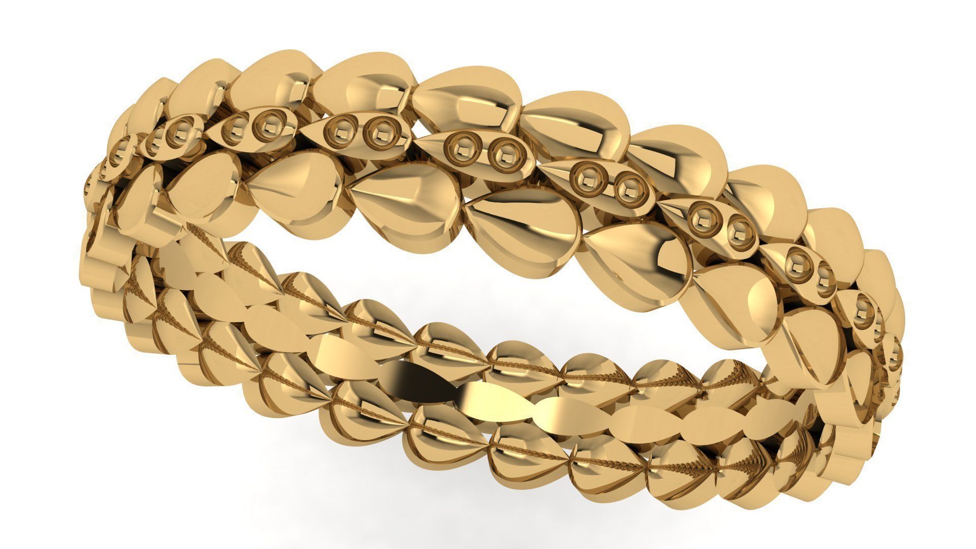 Plain Band ring 27 3D print model_5