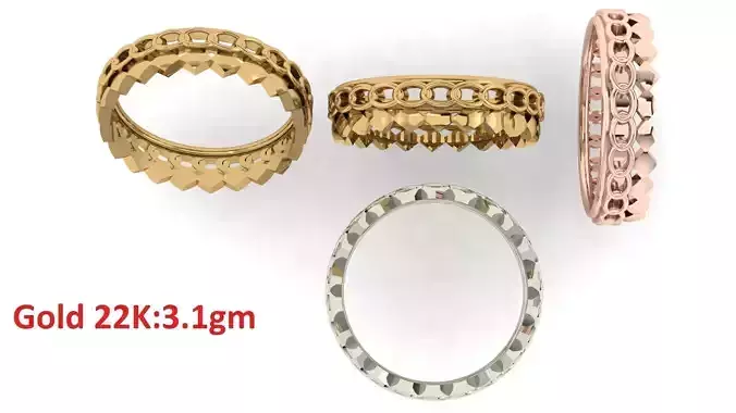 Plain Band ring  29 3D print model