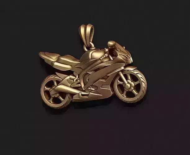 Motorcycle sport pendant  3D print model
