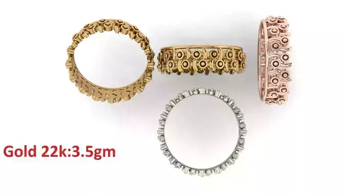 Plain Band ring  31 3D print model