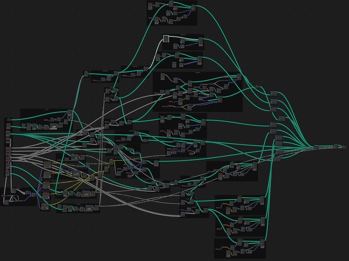 Blender Geometry Nodes for landscape creation Version 4 3D model_1