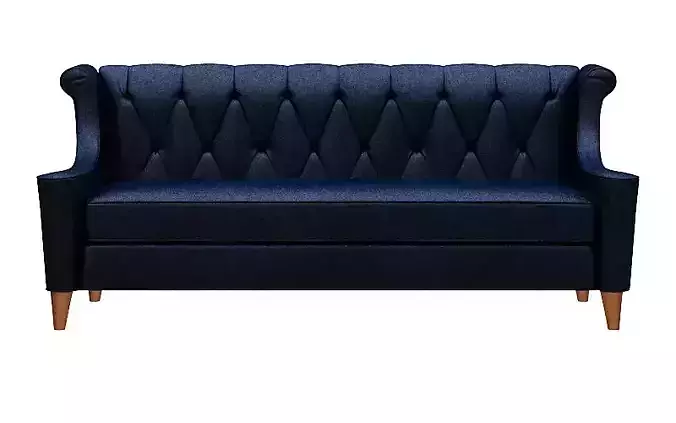 Contemporary sofa fabric and wood