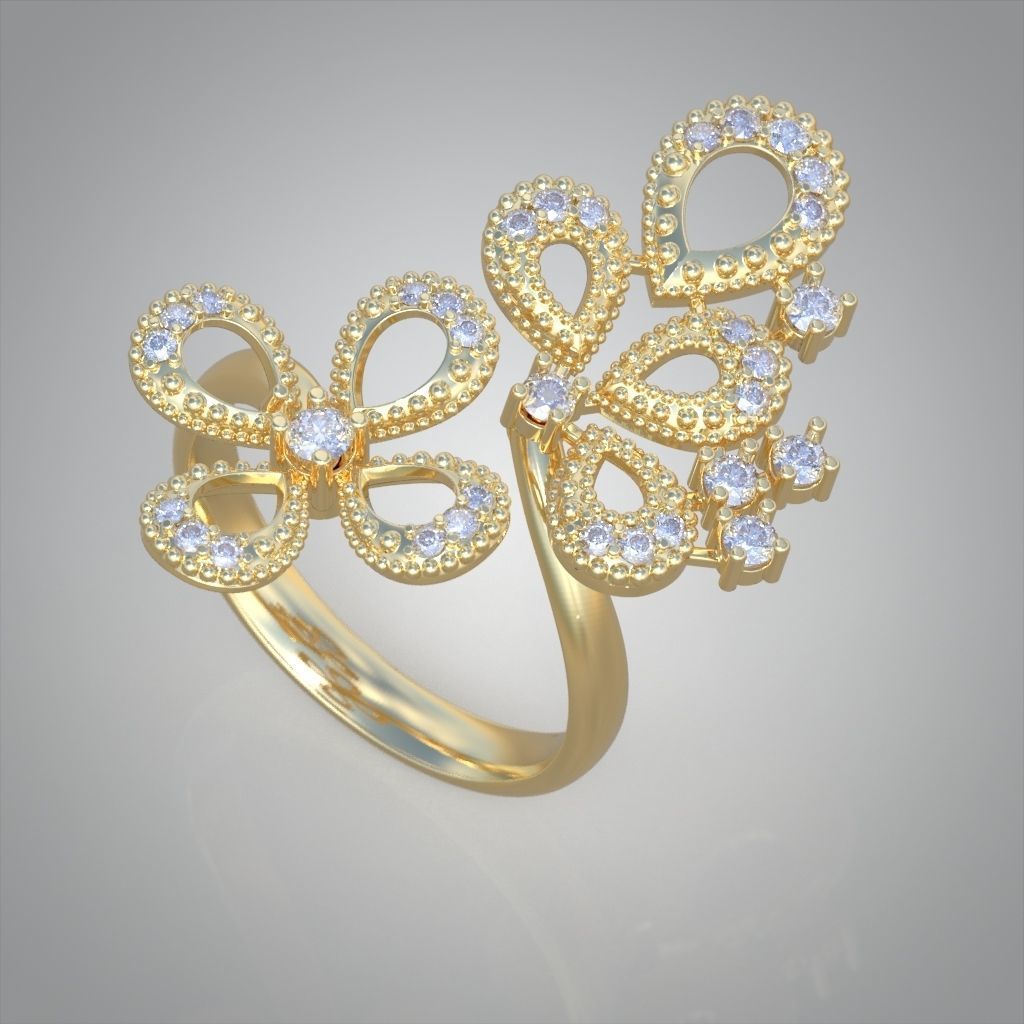 Ring 3D model 0244 3D printable model7ol 3D print model_3