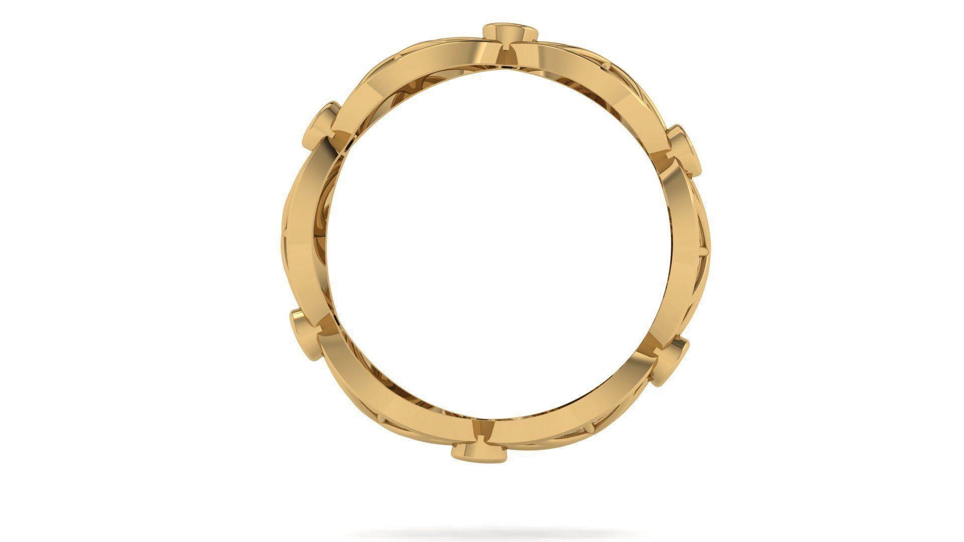 Plain Band ring  37 3D print model_2