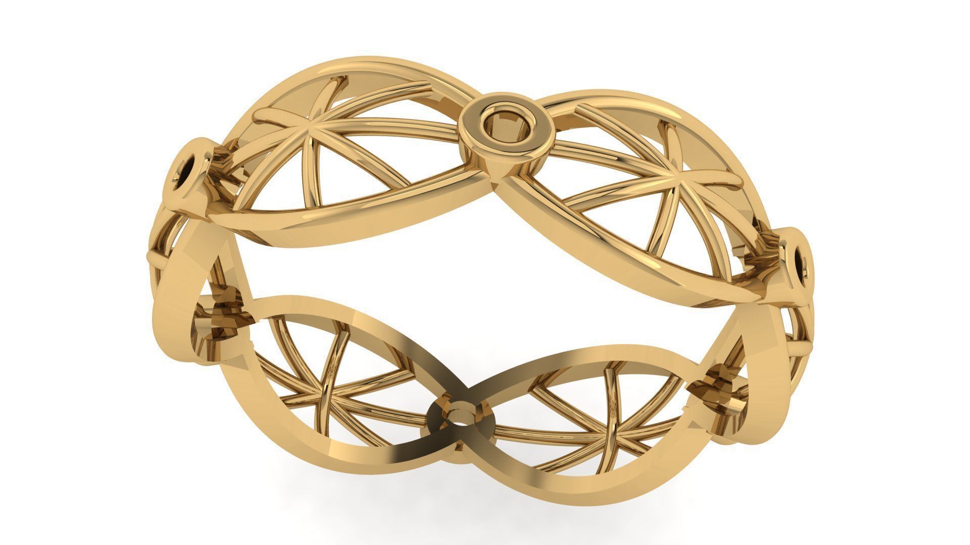 Plain Band ring  37 3D print model_5