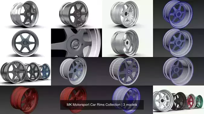 MK Motorsport Car Rims Collection