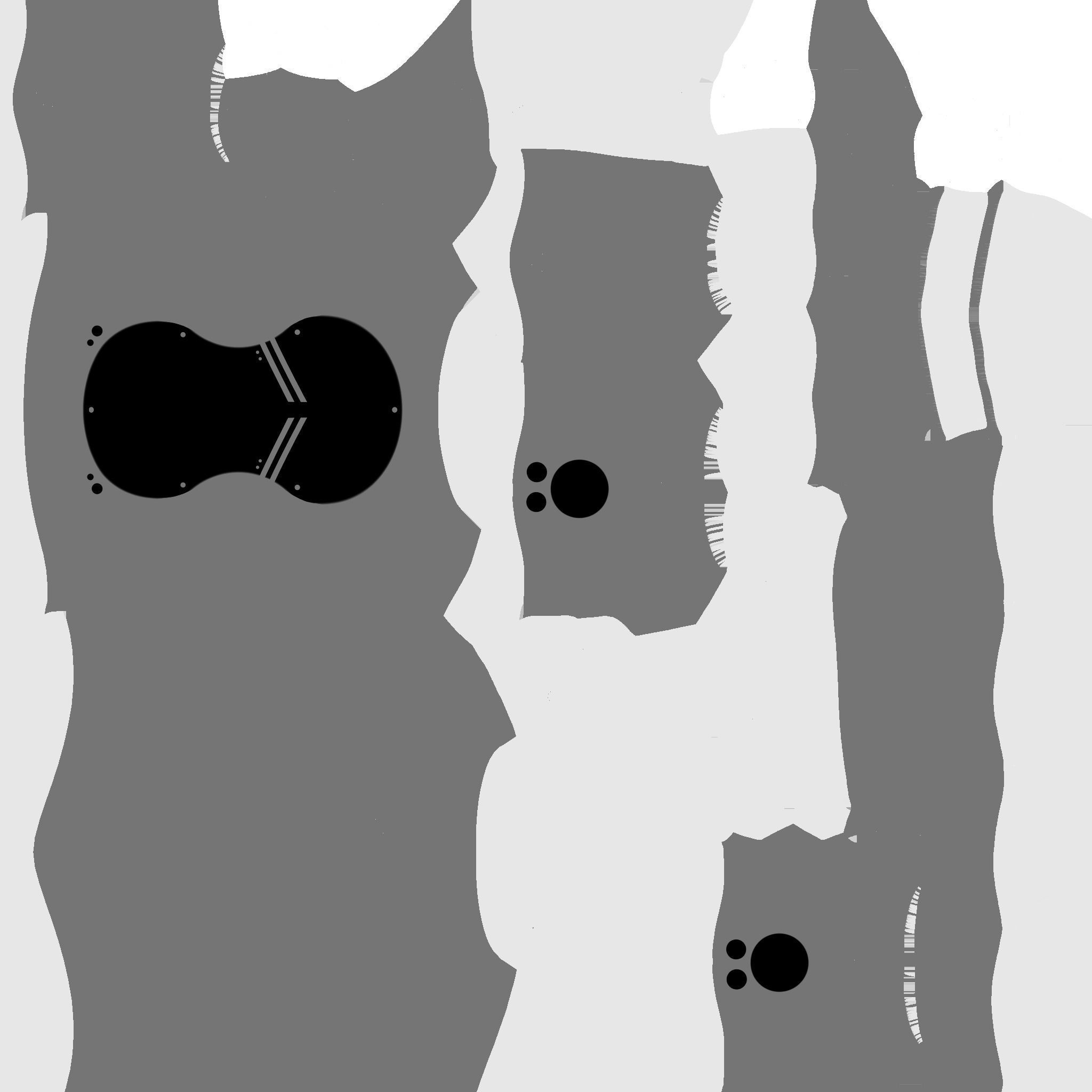 Jetpack I09 Black Camouflage - SciFi Character Design Low-poly 3D model_24