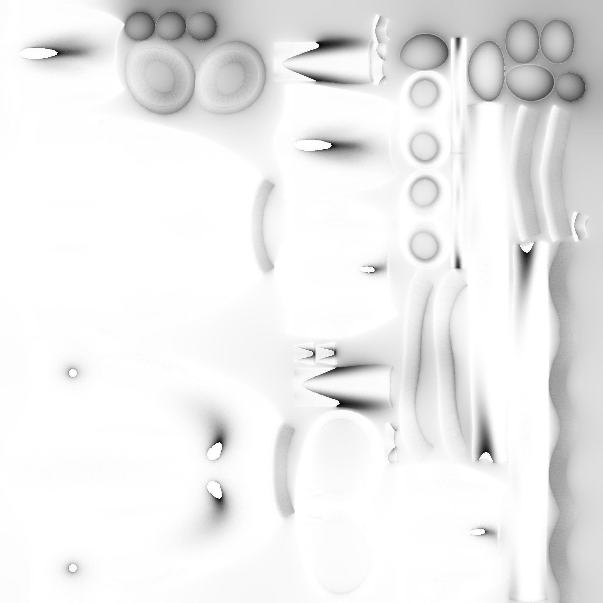 Jetpack I09 Black Camouflage - SciFi Character Design Low-poly 3D model_20