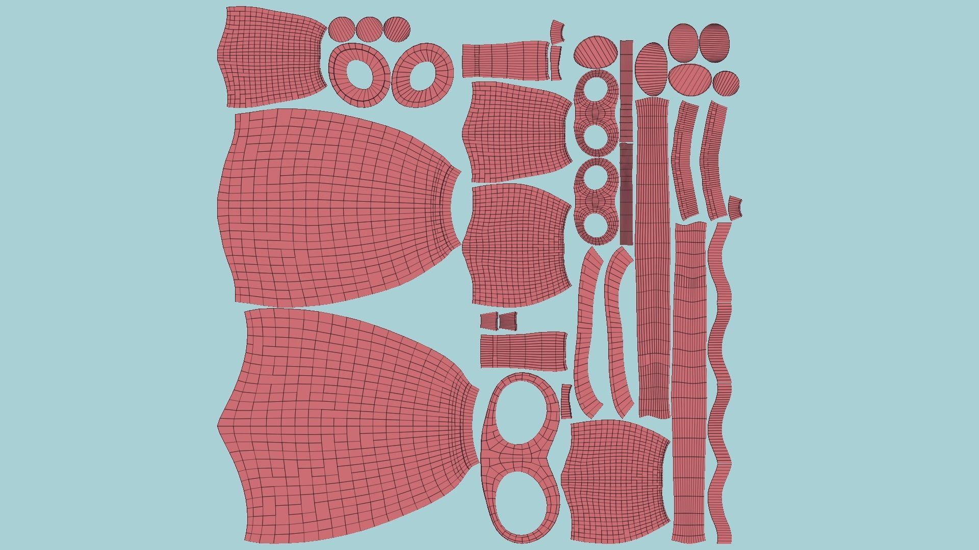 Jetpack I09 Black Camouflage - SciFi Character Design Low-poly 3D model_12