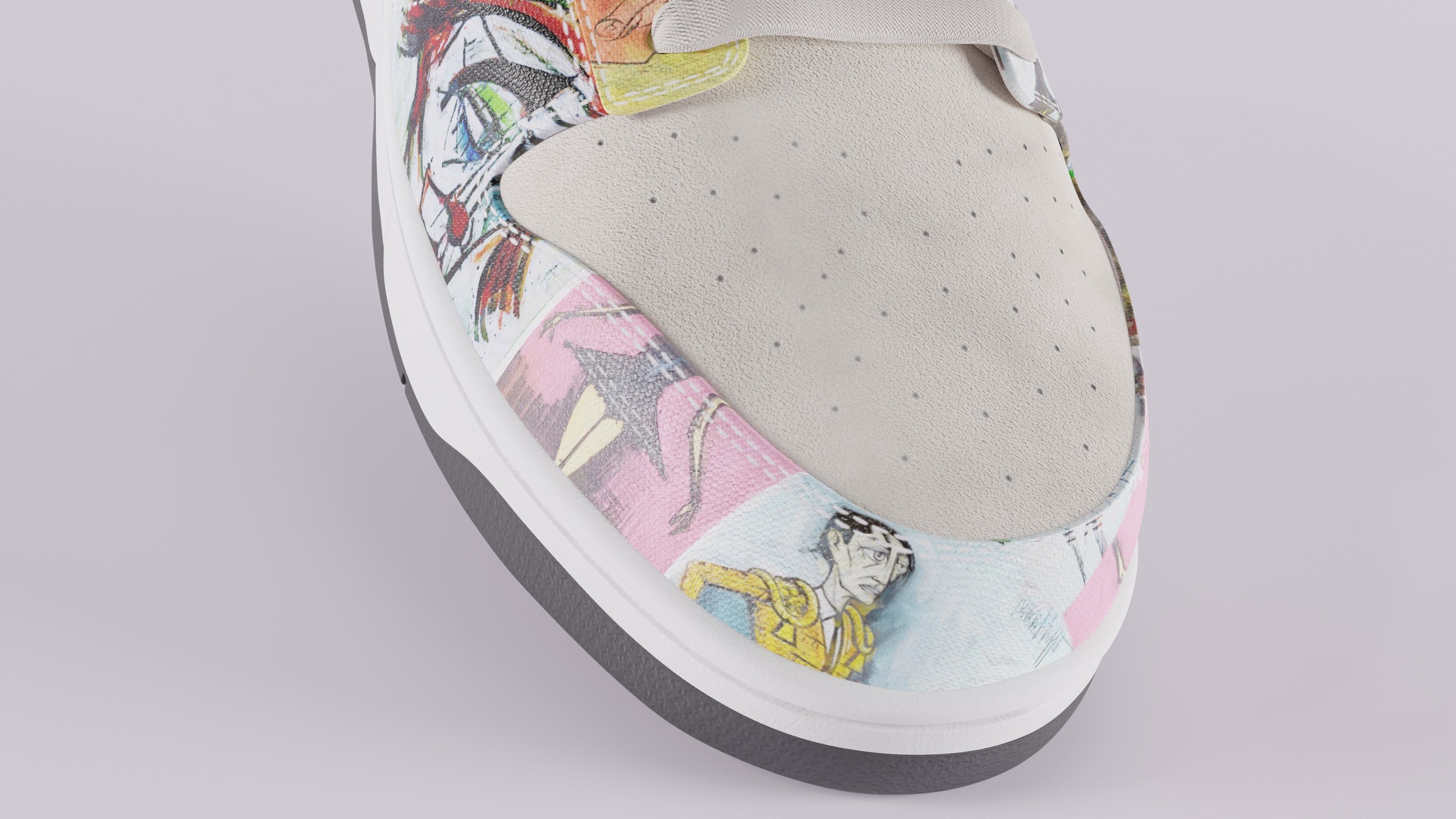 Nike Dunk SB Pro Paris Low-poly 3D model_31