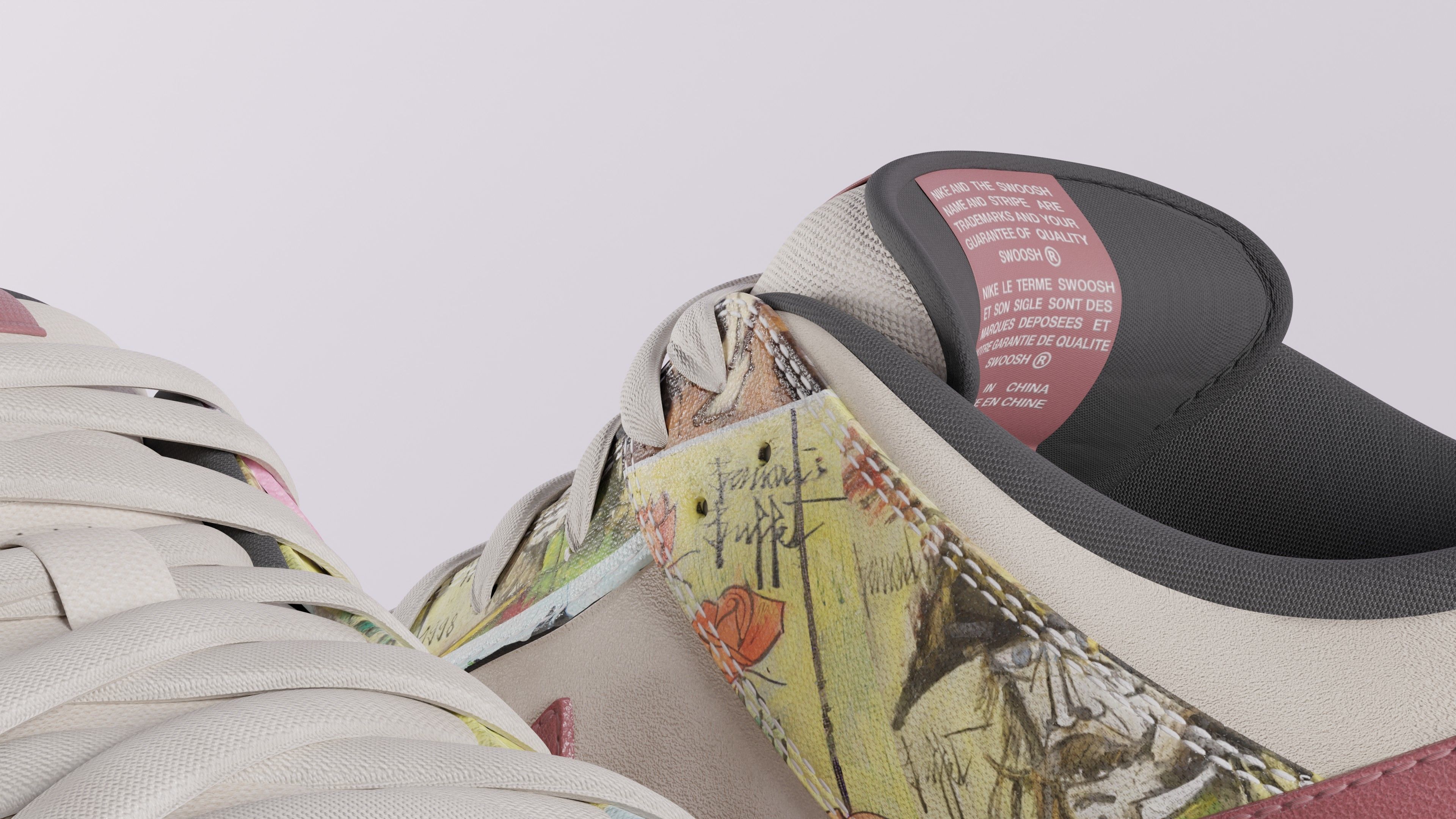 Nike Dunk SB Pro Paris Low-poly 3D model_35