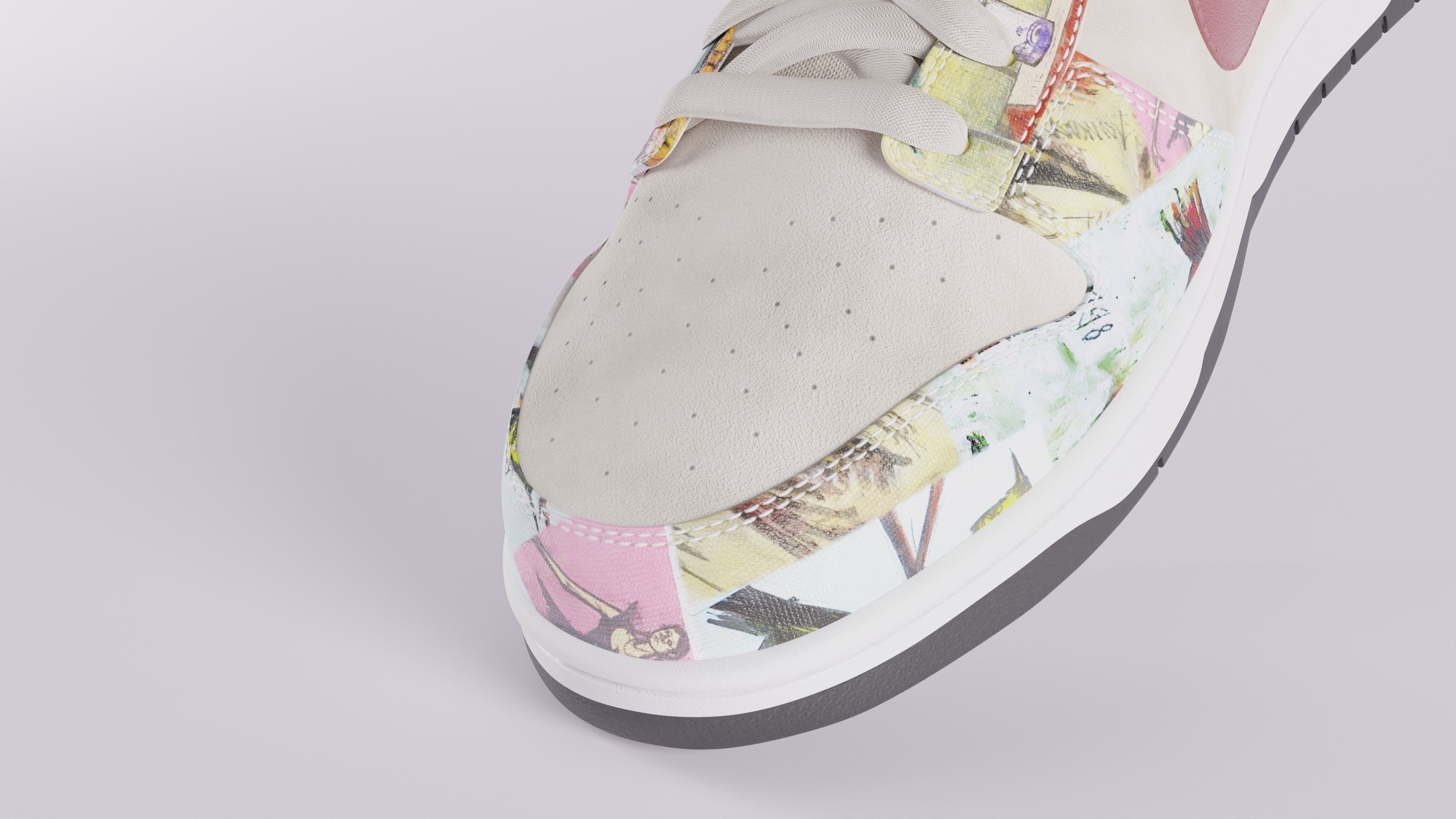 Nike Dunk SB Pro Paris Low-poly 3D model_28