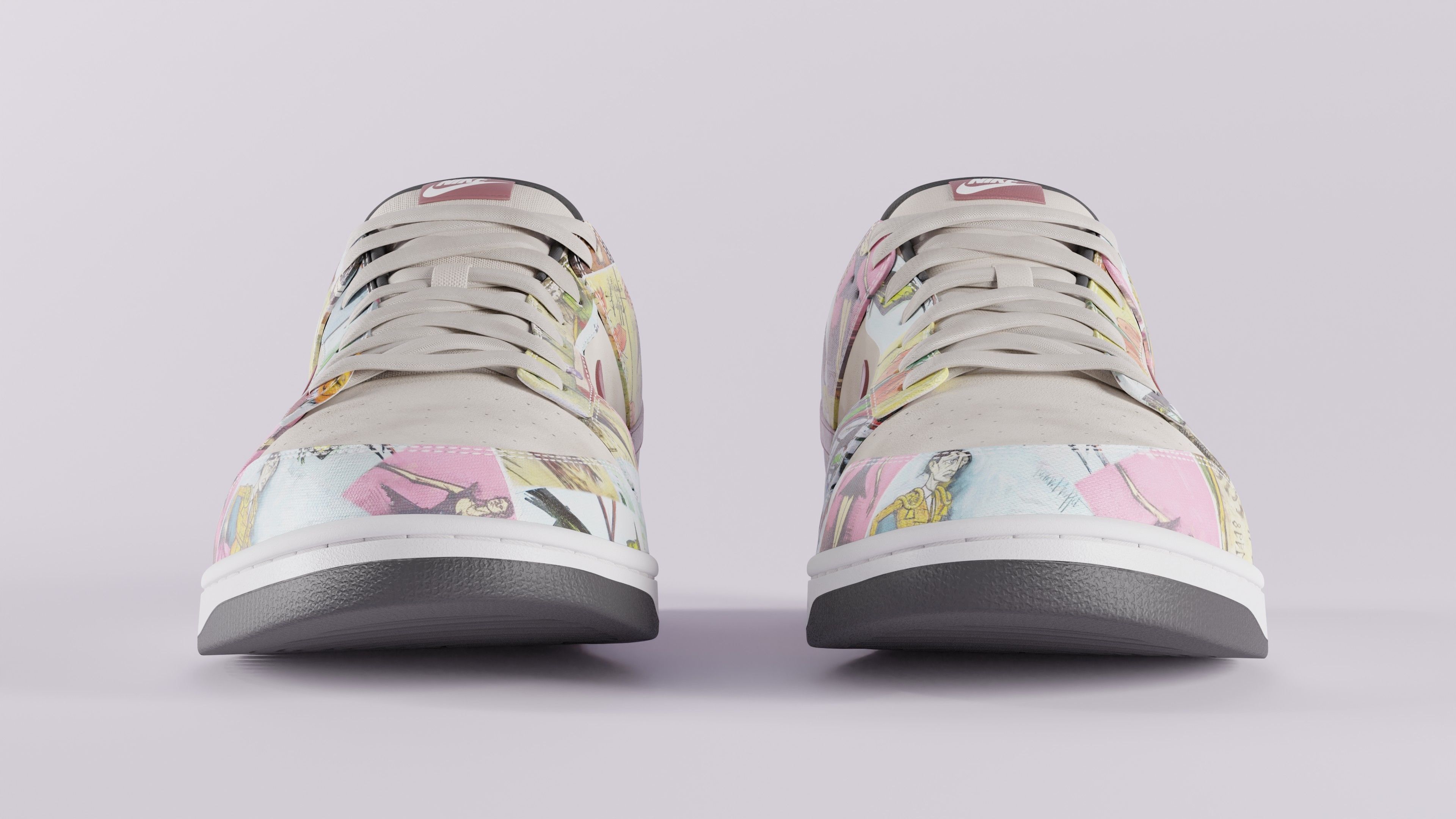 Nike Dunk SB Pro Paris Low-poly 3D model_18